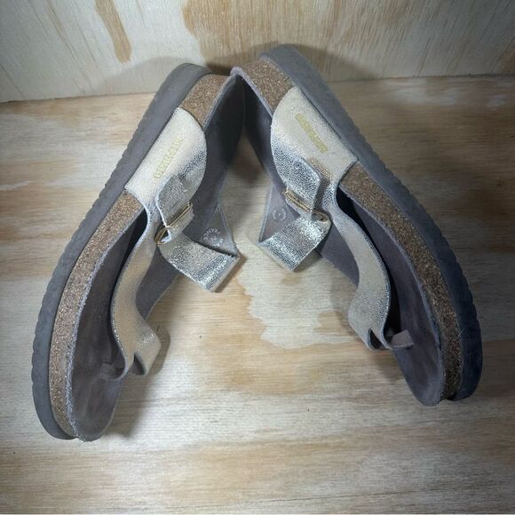 Mephisto Gold Sandals Women’s Size 7 - Picture 3 of 8